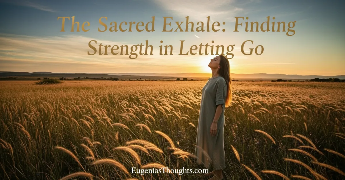 The Sacred Exhale: Finding Strength in Letting Go