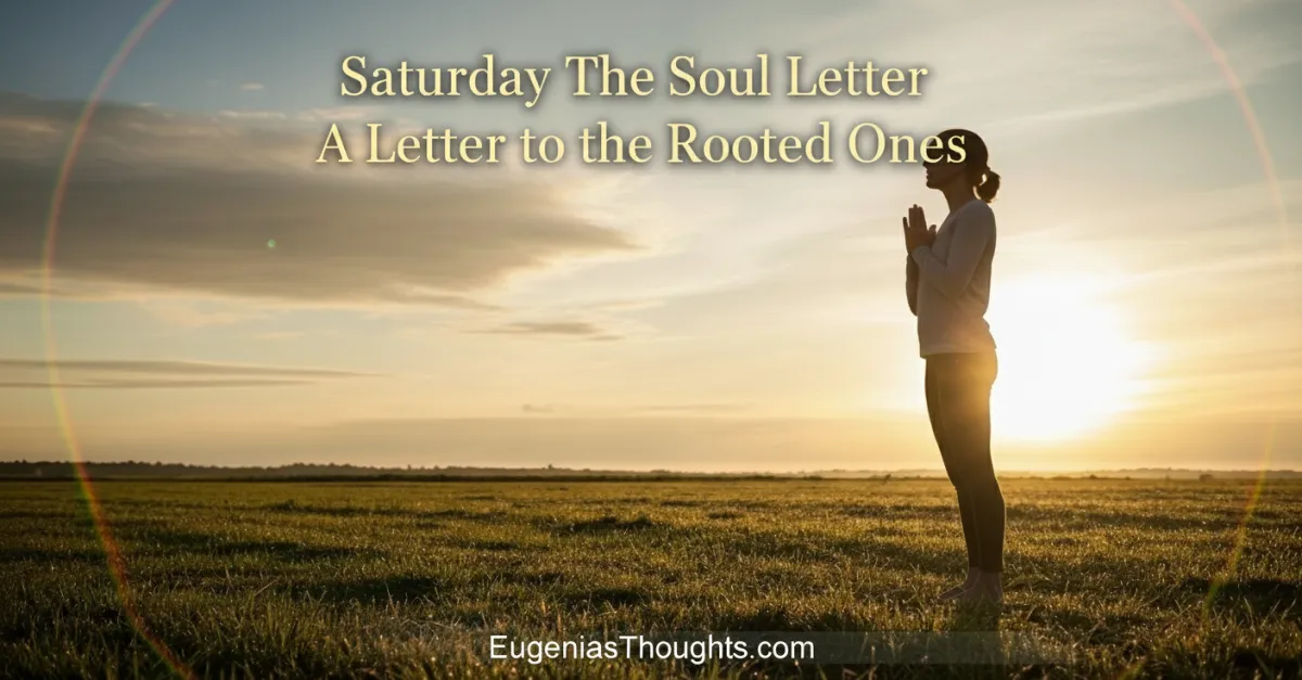 Saturday: The Soul Letter