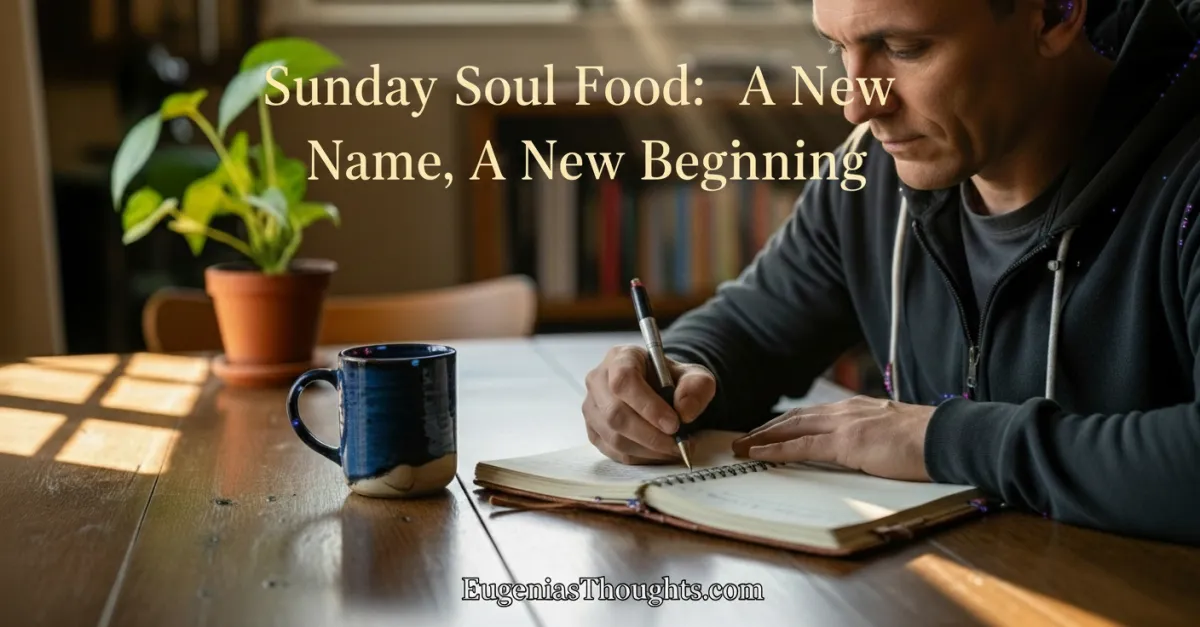 Sunday Soul Food: A New Name, A New Beginning