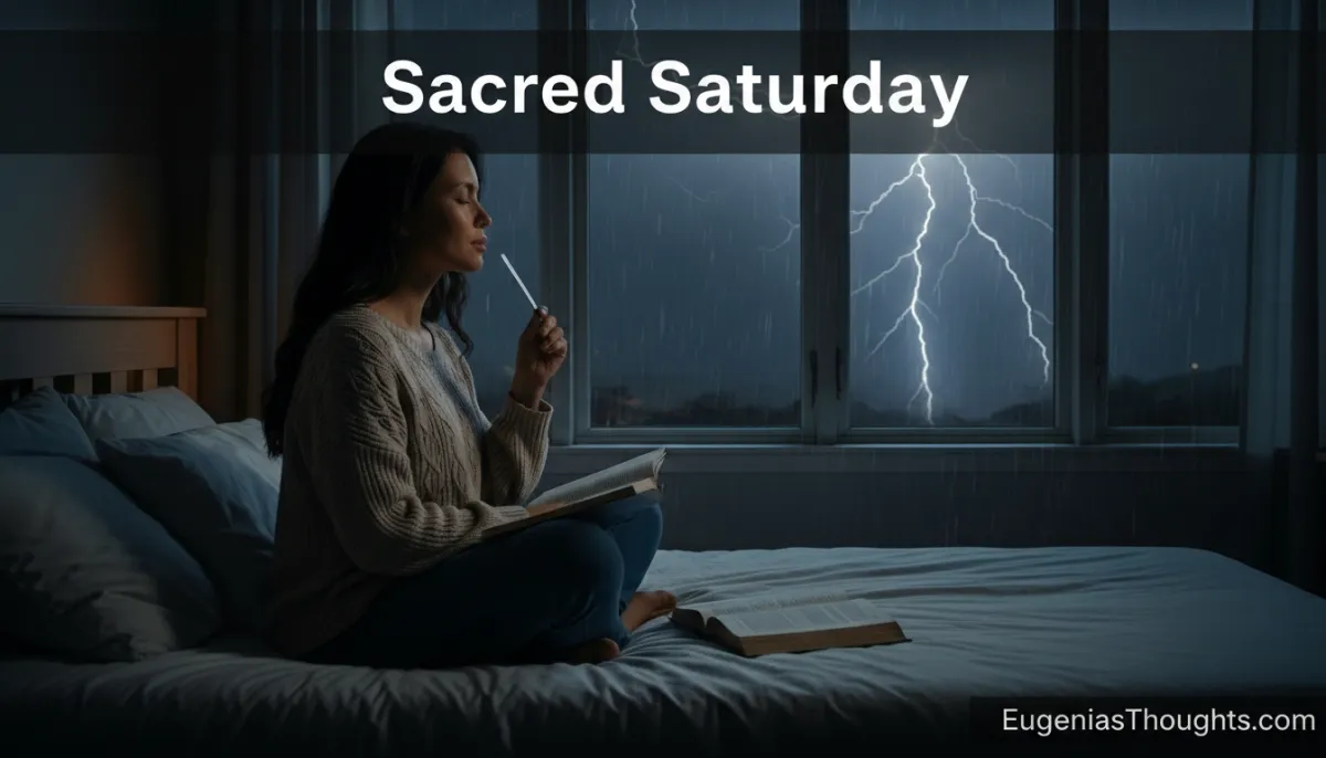 Sacred Saturday: Peace In The Middle Of The Storm